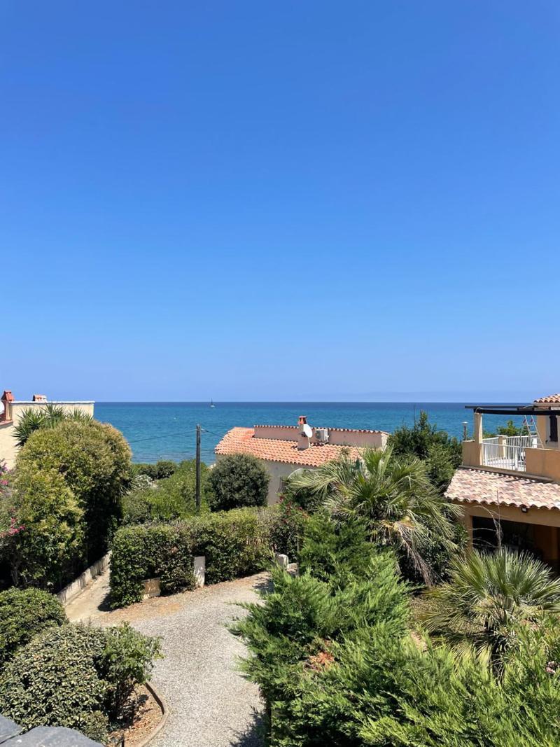 Residence La Plage Pieds Dans L'Eau Belle Vue Mer Linguizzetta Extérieur photo